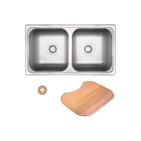 pileta doble 306e y tabla