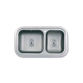 pileta doble 345e 73x40x18