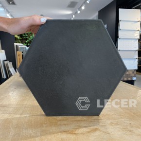 mosaico calcáreo hexagonal negro 25x25 el 511 n
