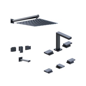 juego de grifería block plane negro 1