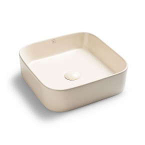 cuadrada ivory matte bacha apoyo c /click clack 37,5x37,5