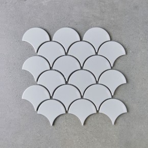 malla fishscale shiny white czg251x