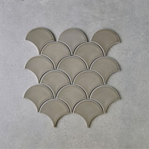 malla fishscale fan shape grey zga2304