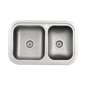 pileta doble lujo 405e mate 70x43x20