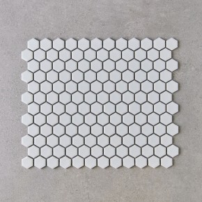 malla hexa matte white czm205y