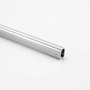 perfil u redondeado color plata mate 14x2500 aurd60 aluminio