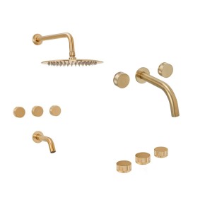juego de grifería fabric gold 2