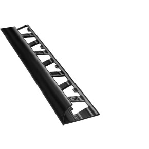 guardacanto arco color negro 8x2500 1968 aluminio