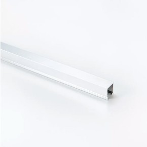 perfil u con ranuras color  plata mate 10x2500 aur60 aluminio