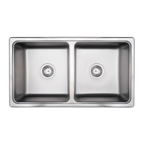 pileta doble lujo designia 786e mate 76x41x17