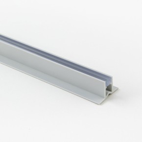junta de dilatación color gris y transparente  12x2500 e410gt pvc
