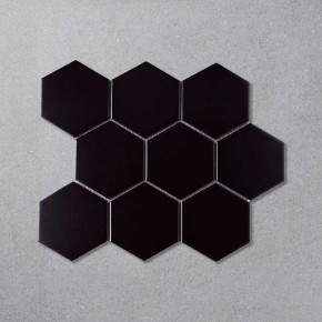 malla big hexa matte black czm128y
