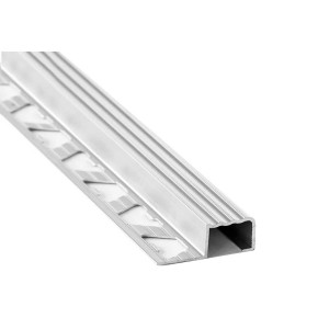 protector de escalera grada h10 color cromo mate 10,5x2500 1994 aluminio