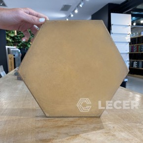 mosaico calcáreo hexagonal amarillo 25x25 el 511 a