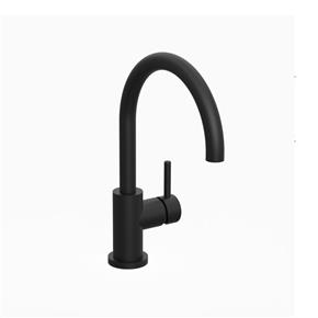 discovery cocina monocomando pico curvo negro 905-negr