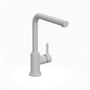 discovery cocina monocomando pico recto blanco 910-blbl