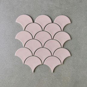 malla fishscale fan shape pink zga2401