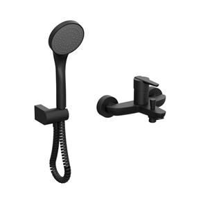 flat ducha monocomando c/tr 8477-negr
