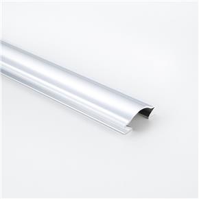 listel panza color plata mate 29x2500 a8004 aluminio