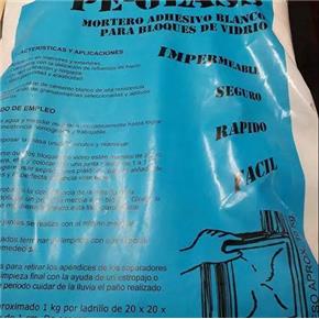 pegamento ladrillo vidrio x 10 kg
